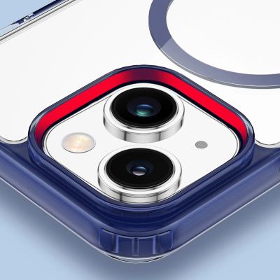 13. Dux Ducis Clin2 case for iPhone 14 Plus magnetic MagSafe cover blue