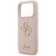 6. Guess Silicone Big 4G Script Case for iPhone 17 Pro - Pink