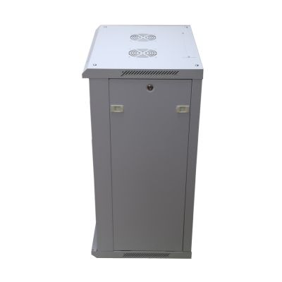 3. Extralink 18U 600x600 Gray Wall-Mounted Rack Cabinet