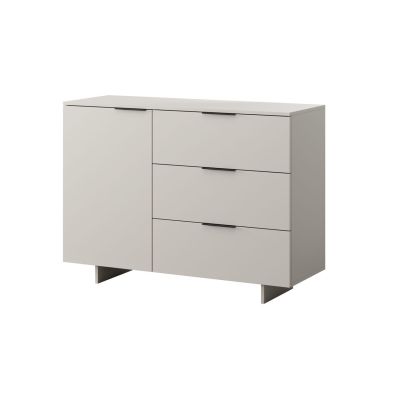 Chest of drawers 1D3S ALMA 120x41.5xH90 cashmere