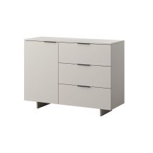 Chest of drawers 1D3S ALMA 120x41.5xH90 cashmere