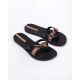 3. Ipanema Kirei women's flip-flops, fashionable and comfortable, black for the beach