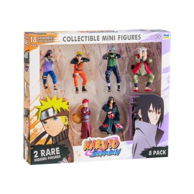 NARUTO SHIPPUDEN FIGURES - 8 PACK DELUXE EDITION VER. AND
