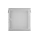 4. Lanberg 19" 12U 600X450 gray wall-mounted RACK installation cabinet with perforated doors (flat pack)