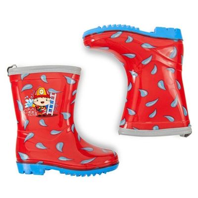 5. Perletti children's rain boots little fireman for boys