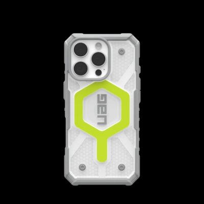 UAG Pathfinder Clear Magsafe iPhone 16 Pro Case Compatible with MagSafe - Green