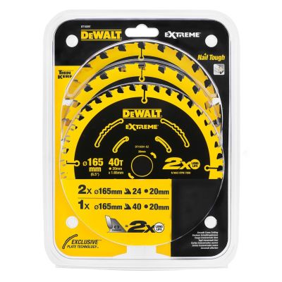 2. DeWALT DT10397-QZ circular saw blade 3 pcs.