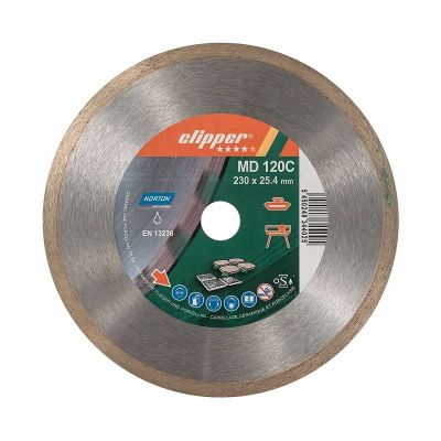 NORTON FULL DIAMOND DISC 230mm CLIPPER PRO CERAM