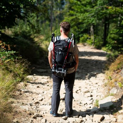 8. NC1993 NORTHLAKE BLACK TOURIST BACKPACK 30L+10 NILS CAMP