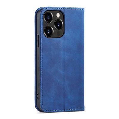 3. Magnet Fancy Case case for iPhone 14 Plus flip cover wallet stand blue