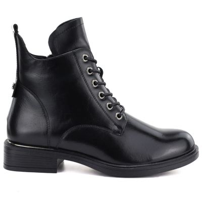 6. Women's insulated black worker boots Vinceza 58677