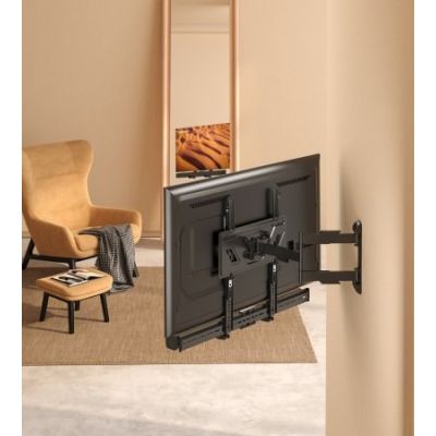 5. Manhattan 461849 Speaker Mount Wall Plastic, Steel Black