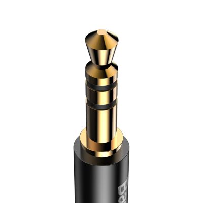 4. Baseus stereo audio cable AUX 3.5 mm mini jack - USB Type C for tablet phone 120cm black (CAM01-01)