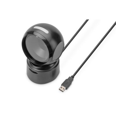 DIGITUS DA-81005 WIRED STATIONARY BARCODE READER USB-A 1.4M, 1D AND 2D, QR CODE COMPATIBLE