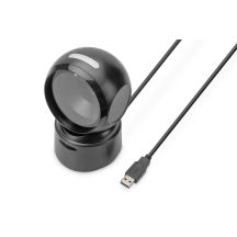 DIGITUS DA-81005 WIRED STATIONARY BARCODE READER USB-A 1.4M, 1D AND 2D, QR CODE COMPATIBLE