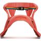 4. PLASTIC SLEDGE WITH BACKREST 88x45x42CM RED
