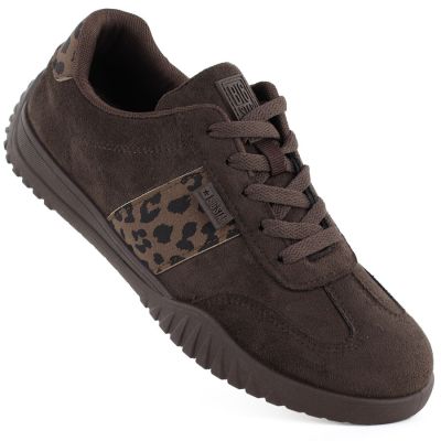 Women's brown suede sneakers Big Star TT274265