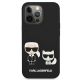 3. Karl Lagerfeld KLHCP13LSSKCK iPhone 13 Pro / 13 6.1" hardcase black/black Silicone Karl & Choupette