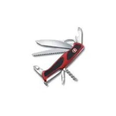 12. Victorinox RangerGrip 79 Pocket Knife, 12 Functions, 130 mm, Red-Black