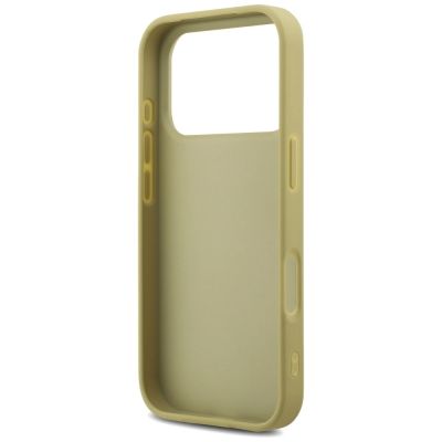 7. Guess Fixed Glitter Big 4G case for iPhone 17 Pro - gold