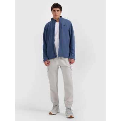 3. Men’s Regular-Fit Fleece Jacket with Stand-Up Collar 4F 4FRMM00TFLEM435-32S