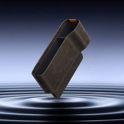 11. Baseus OrganizeFun Series Car Console Storage Organizer Marble Brown