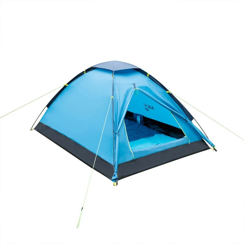8. NILS CAMP Nightfall NC6033 camping tent for 2 people, blue