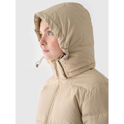 5. Women's winter down jacket with natural filling 4F 4FWAW24TDJAF481-83S