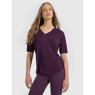 Women's oversize T-shirt with modal 4F 4FRAW25TTSHF3283-50S