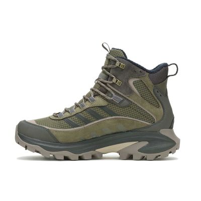 5. Merrell Moab Speed 2 Thermo Mid WP Hiking Boots - Triple Black