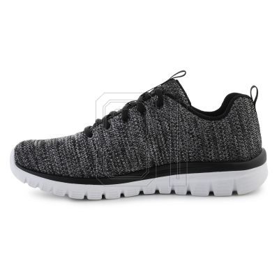 4. Skechers Graceful Twisted Fortune M 12614-BKW shoes