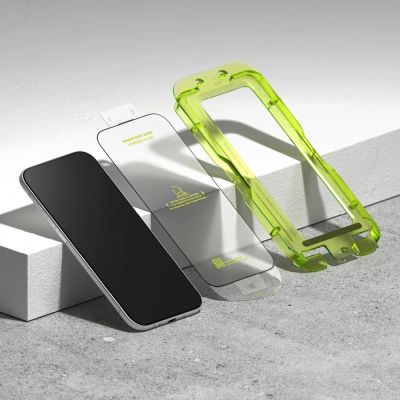 3. Ringke Easy Slide 2-pack tempered glass for iPhone 17 Air - black