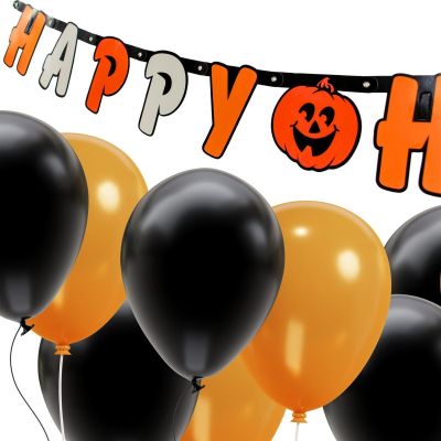 3. HAPPY HALLOWEEN DECORATION SET 14 PIECES