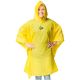 BICYCLE RAIN PONCHO FOR ADULTS 100x130x1CM PE 135GR DUNLOP - YELLOW