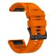 3. Tech-Protect Silicone Strap for Garmin Fenix 5 / 6 / 6 Pro / 7 / 8 / 8 Pro / E / 9 / 9 Pro (47 mm) – Orange
