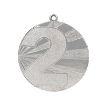 Silver steel medal, second place