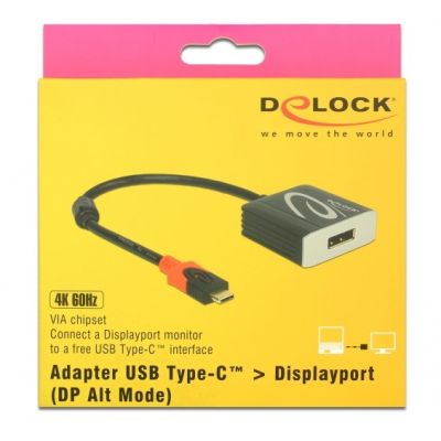 2. DeLOCK 63312 external usb graphics card 4096 x 2160 px Black