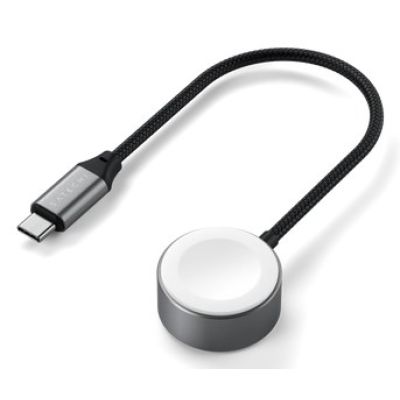 2. Satechi USB-C Fast Charging Cable - USB-C charging cable for Apple Watch, 5W 20 cm (space gray)