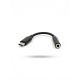 VAKOSS HEADPHONE ADAPTER TYPE-C – MINI JACK 3.5MM TC-5681 BLACK