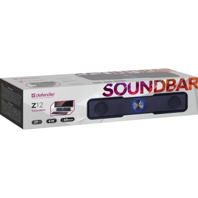 6. DEFENDER SOUNDBAR Z12 6W LED BLACK 65312