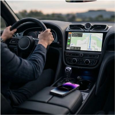 9. Tech-Protect Ultraboost CA01 USB Bluetooth 5.4 Apple CarPlay / Android Auto adapter - black