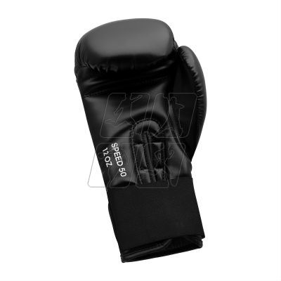 15. adidas Speed 50 Boxing Gloves ADISBG50-Black-Gold