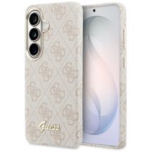 Guess 4G Script MagSafe Case for Samsung Galaxy S26 - Pink