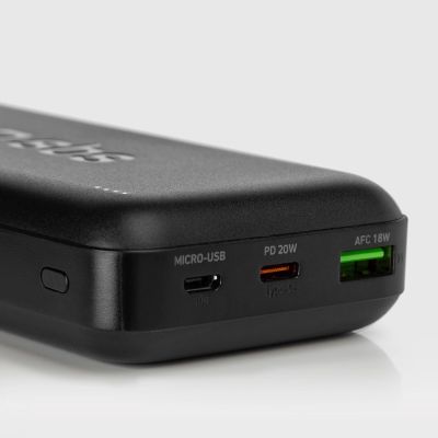 5. Powerbank SBS TTBB20000PD20K 20000 mAh 20W PD USB-C, USB-A, Micro-USB - black