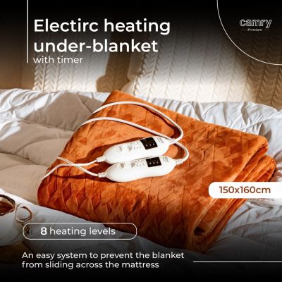 17. ELDOM ELECTRIC BLANKET KT200 KOZY 120W, WIRED REMOTE CONTROL, THREE OPERATION LEVELS, TEMP. REGULATION, FAST HEATING