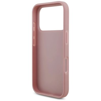 7. Guess Fixed Glitter Big 4G Case for iPhone 17 Pro / 18 Pro - Pink