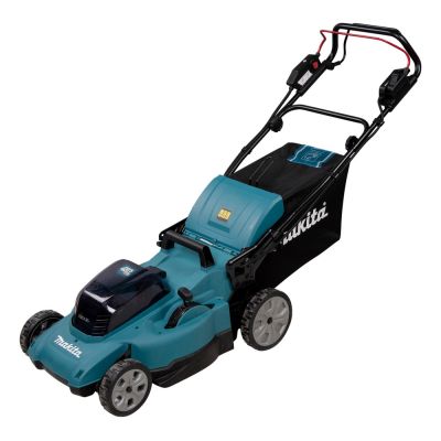 14. Makita DLM481Z Lawn Mower Push Type Lawn Mower Battery Black, Blue, Metallic