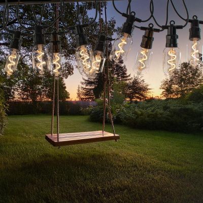 15. PARTY LIGHT OUTDOOR GARLAND 12 SPIRAL 12LED BULBS 6.3M 230V