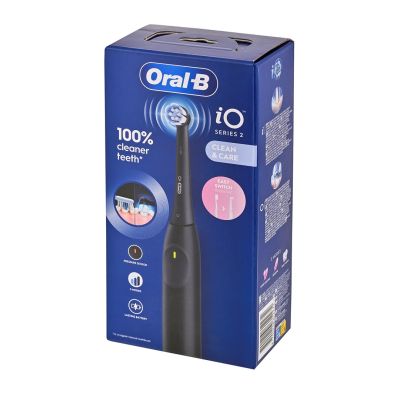 10. Oral-B iO2 Black Electric Toothbrush