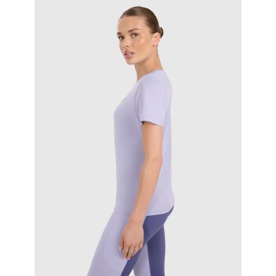 6. Women's quick-drying regular training T-shirt 4F 4FWAW25TFTSF1516-34S